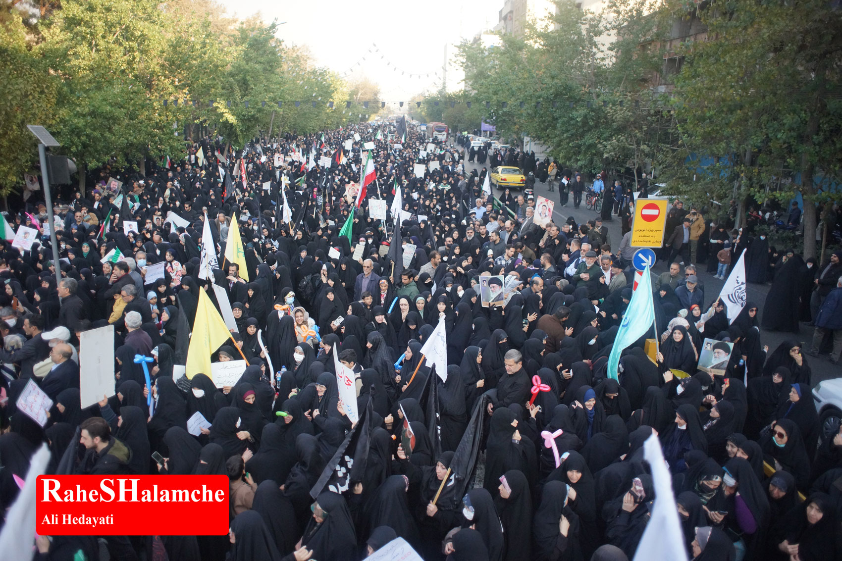 اجتماع بانوان تهرانی در حمایت از حجاب و عفاف +تصاویر